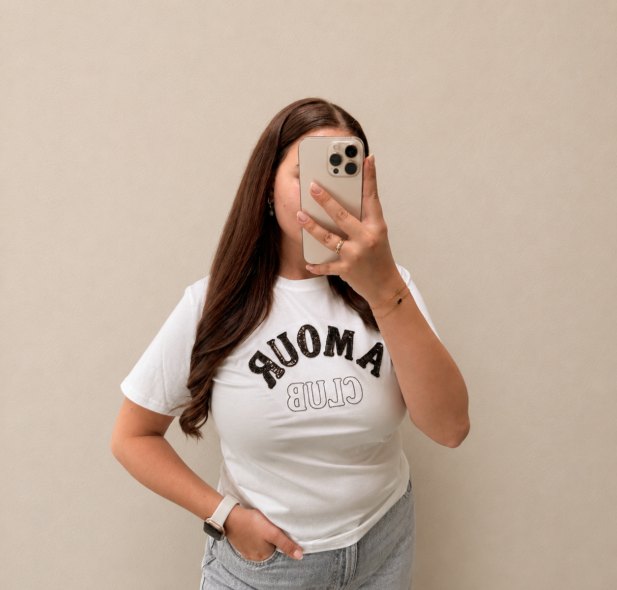 Amour Tee - Wit