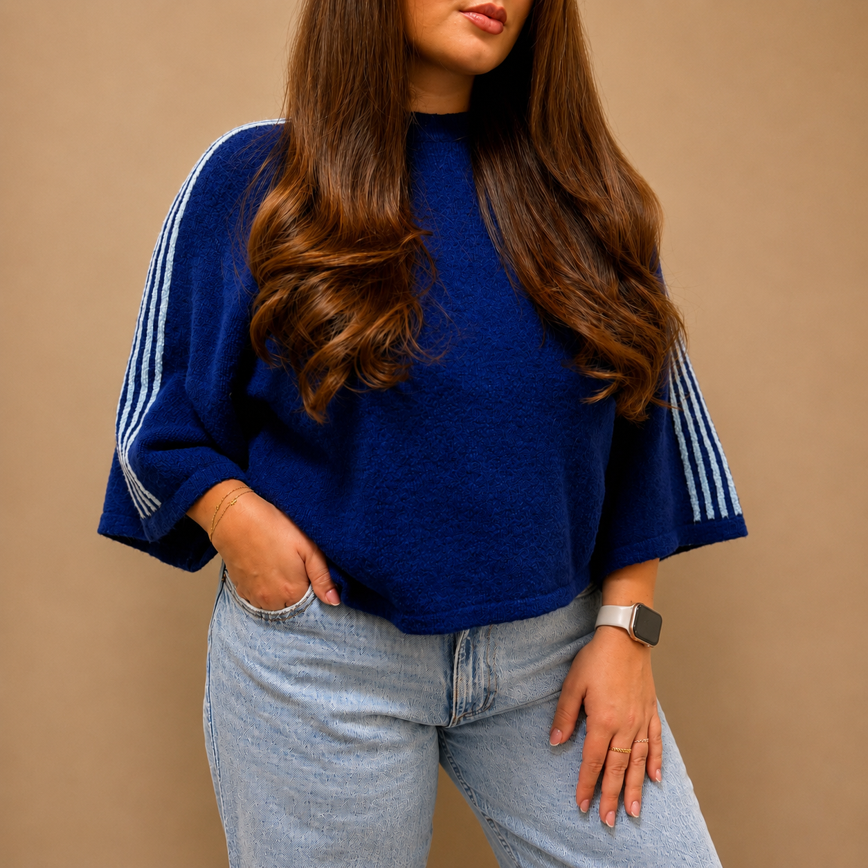 Cozy Stripe Knit - Blauw